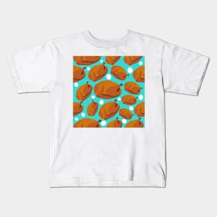 Turkey Time Polka Dots Kids T-Shirt